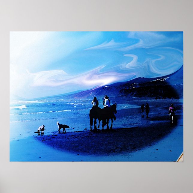 Strand in Baja Mexiko Poster (Vorne)