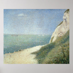 Strand in Bas Butin, Honfleur, 1886 Poster