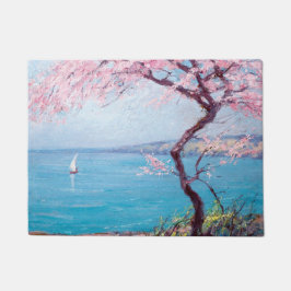 Strand in Biarritz, Frankreich (von Kimon Loghi) Fußmatte