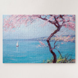 Strand in Biarritz, Frankreich (von Kimon Loghi) Puzzle