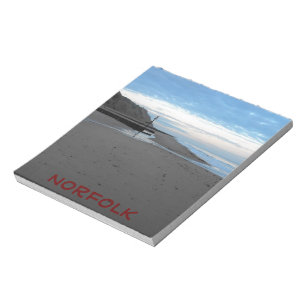 Strand in Mundesley, Norfolk Notizblock