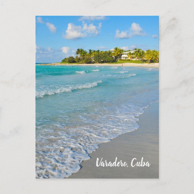 Strand in Vardero, Kuba Postkarte (Vorderseite)