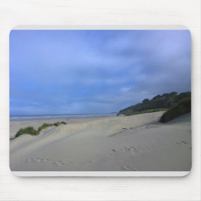 Strand in Yaquina Bay, Newport, OR Mousepad (Vorne)