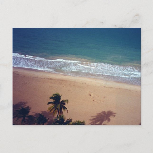 Strand Isla Verde Postkarte (Vorderseite)