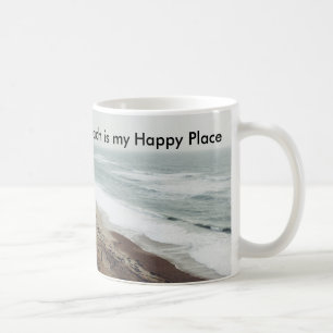 Strand ist meine glückliche Platz-Tasse Kaffeetasse