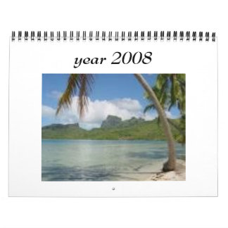 Strand, Jahr 2008 Kalender
