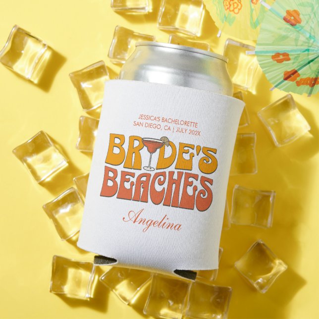 Strand Junggeselinnen-Abschied Groovy Bride's Beac Dosenkühler (In Situ Sommer)