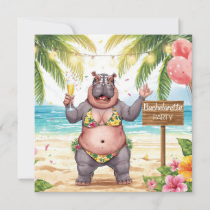 Strand-Junggesellinnen-Abschiedseinladung für Nilp Save The Date