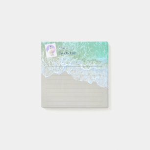 Strand, Kaninchen oder Ihr Foto, Name zu tun Liste Post-it Klebezettel