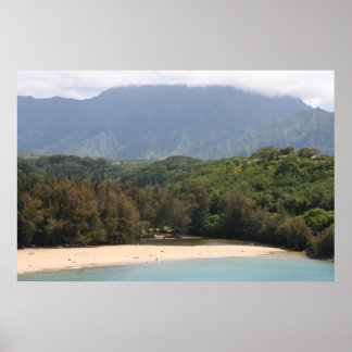 Strand, Kauai, Hawaii Poster