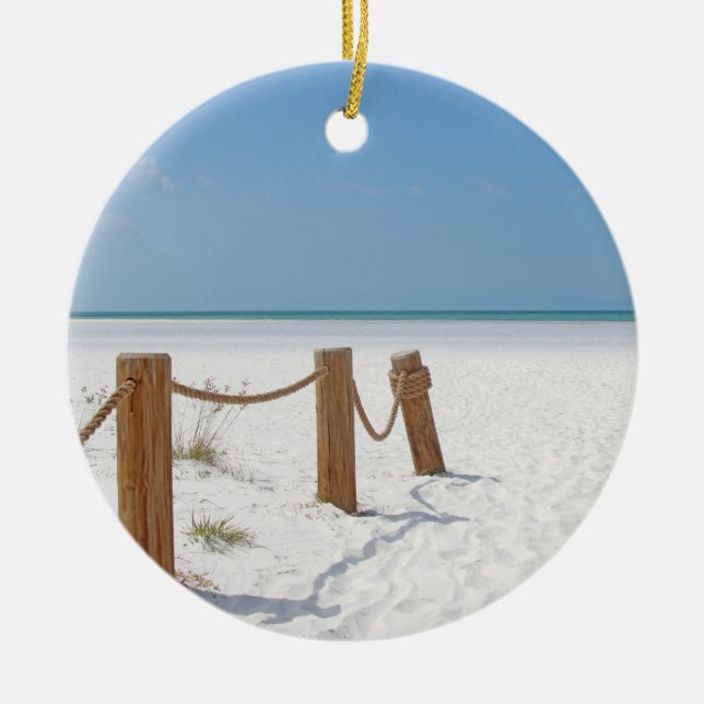 Strand Keramik Ornament (Vorne)