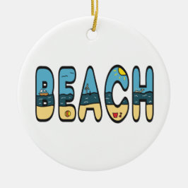 Strand Keramik Ornament