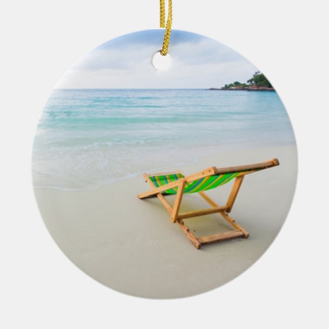 Strand Keramik Ornament (Vorne)