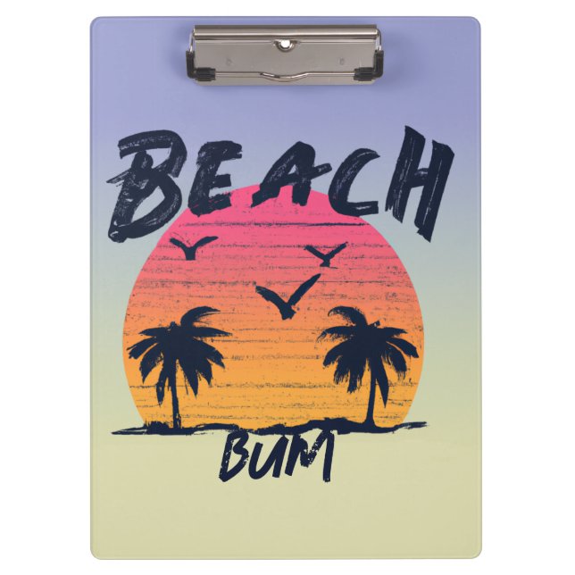 Strand/Küste/tropisch/hawaiisch Klemmbrett (Vorderseite)