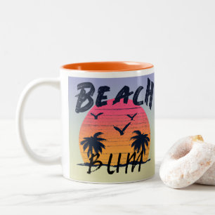 Strand/Küste/tropisch/hawaiisch Zweifarbige Tasse