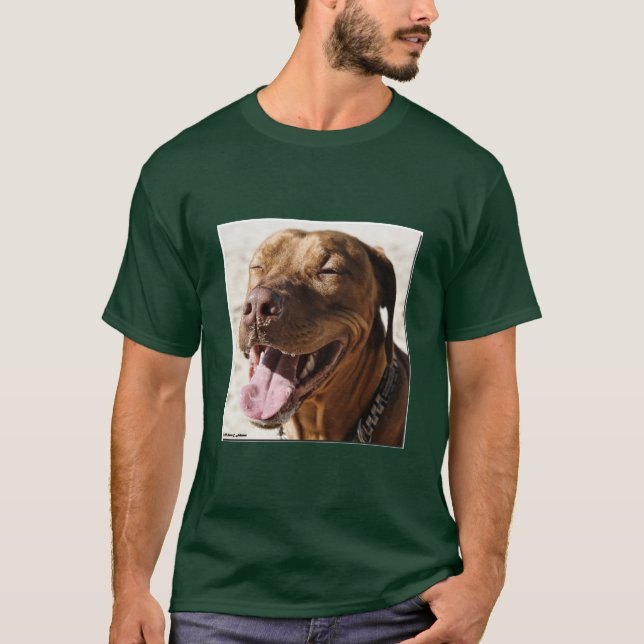 Strand-Lächeln T-Shirt (Vorderseite)