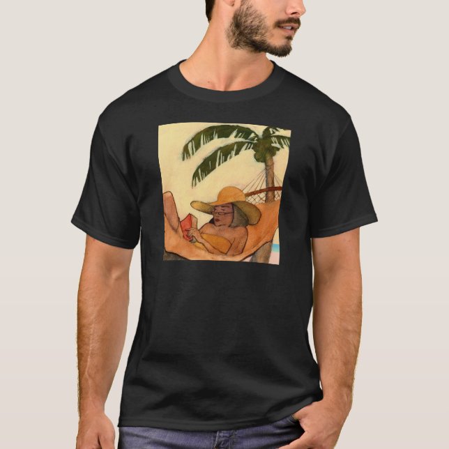 Strand-LeseShirt T-Shirt (Vorderseite)
