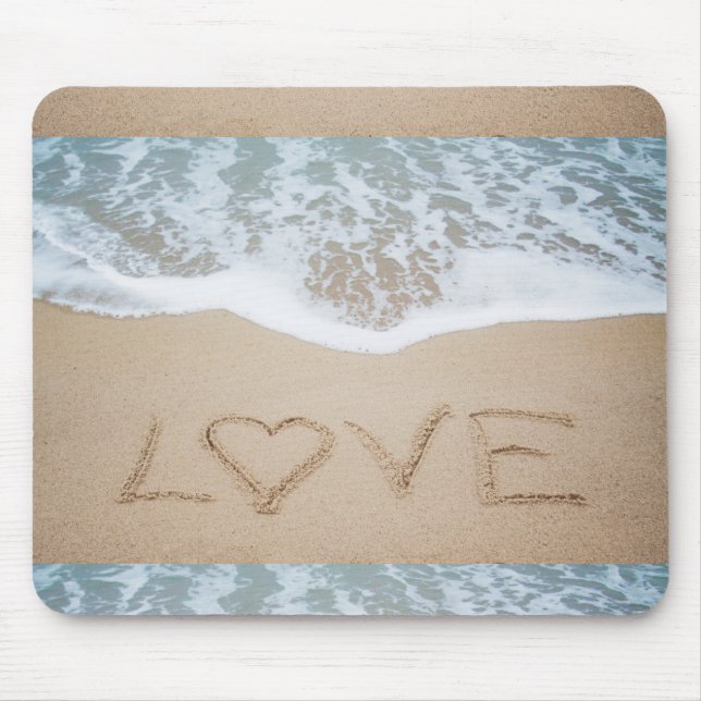 Strand-Liebe II Mousepad (Vorne)