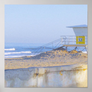 Strand & Lifegaurd 13 Print Poster