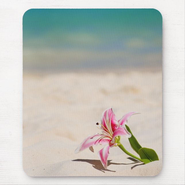 Strand-Lilie Mousepad (Vorne)