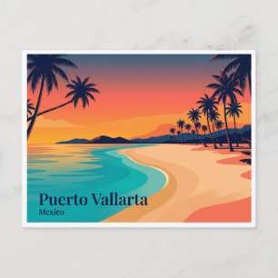 Strand Los Muertos Puerto Vallarta Mexiko Postkarte