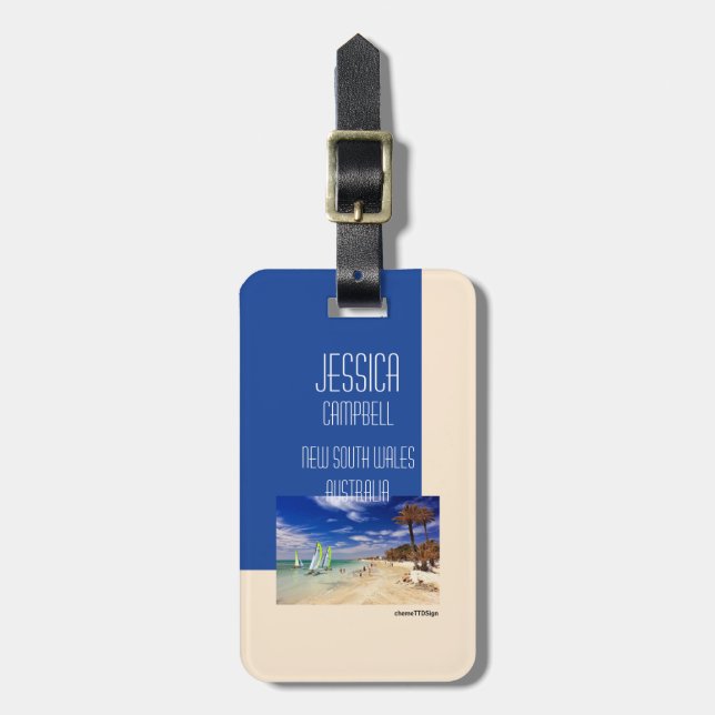 Strand LT08-0426 Gepäckanhänger (Vorderseite vertikal)