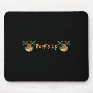 Strand Lustiger Sonne Surfen Skelett Jacksonville  Mousepad