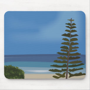 Strand Meer Kiefer Natur  Mousepad
