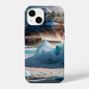 Strand Meer Wellen Landschaft 1 iPhone 14 Hülle