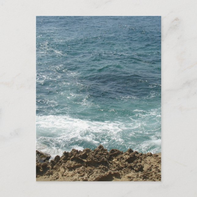 Strand Meeres Postkarte (Vorderseite)