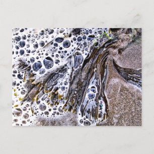 STRAND, MEERESWOCHE, WASSER UND SAND POSTKARTE