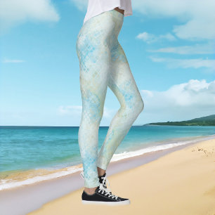 Strand-Meerjungfrau-Traum-Muster-Leggings Leggings