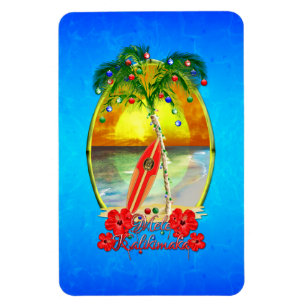 Strand Mele Kalikimaka Magnet