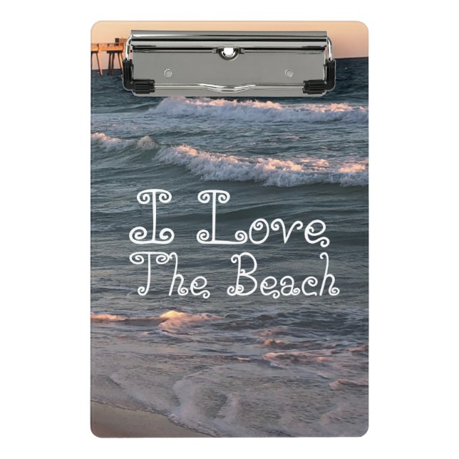 Strand Mini Klemmbrett (Vorderseite)