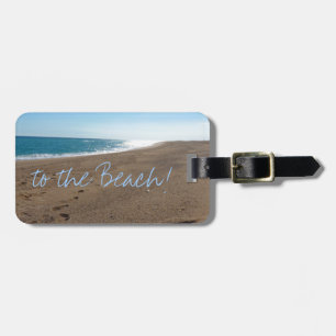 Strand mit Angebot Gepäckanhänger