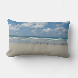 Strand mit Seaguls Lendenkissen