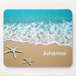 Strand mit Starfish auf Sand Mousepad