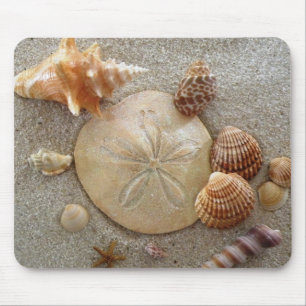 Strand-Muscheln Mousepad