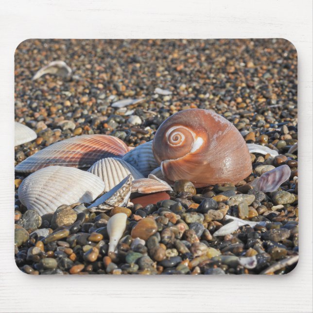 Strand, Muscheln, Ozean Mousepad (Vorne)