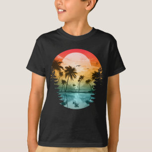 Strand Natur Landschaft Sommerurlaub Geschenk T-Shirt