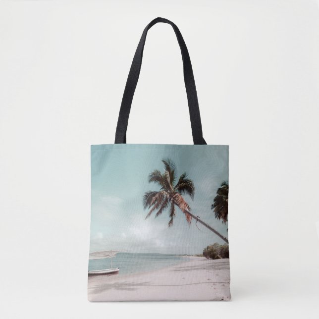 Strand neben Kokospalmen (Vorderseite)