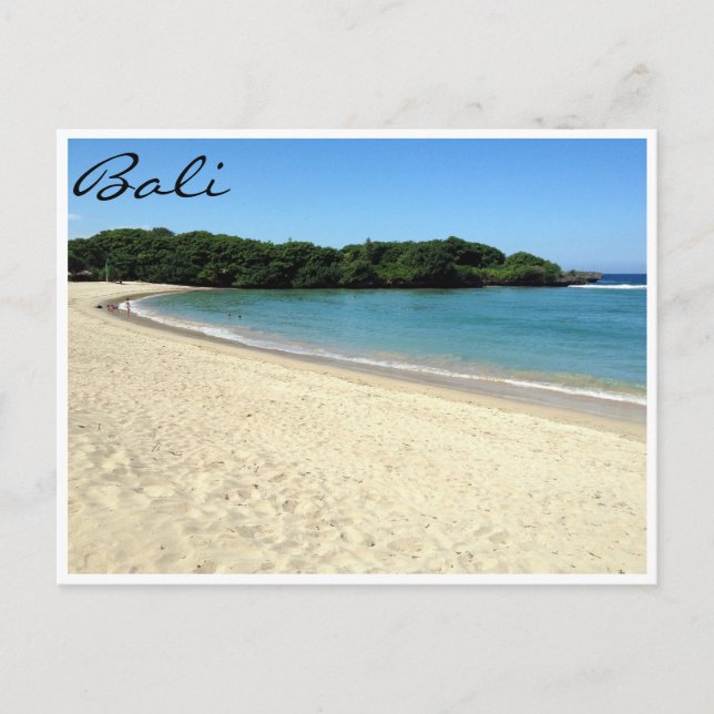 Strand Nusa dua Postkarte (Vorderseite)