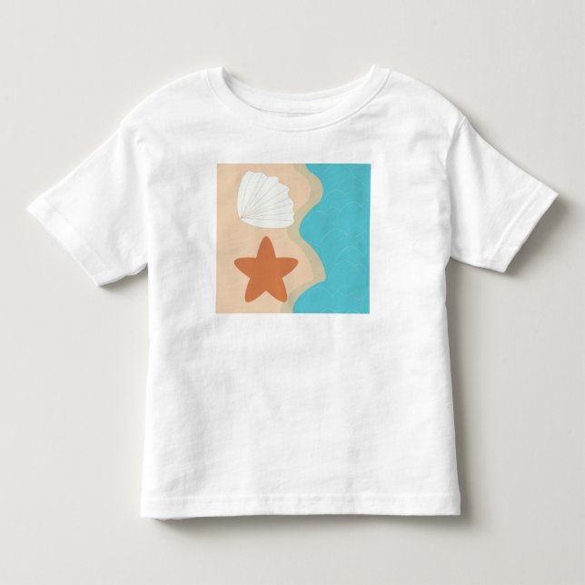 Strand oder Meer Kleinkind T-shirt (Vorderseite)