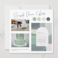 Strand-Ozean-Glas | Blaugrüne Farbpalette
