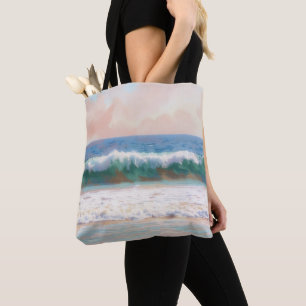 Strand-Ozean-Kunst-Tragetasche