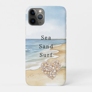 Strand Ozean Meer Muscheln Herz Case-Mate iPhone Hülle