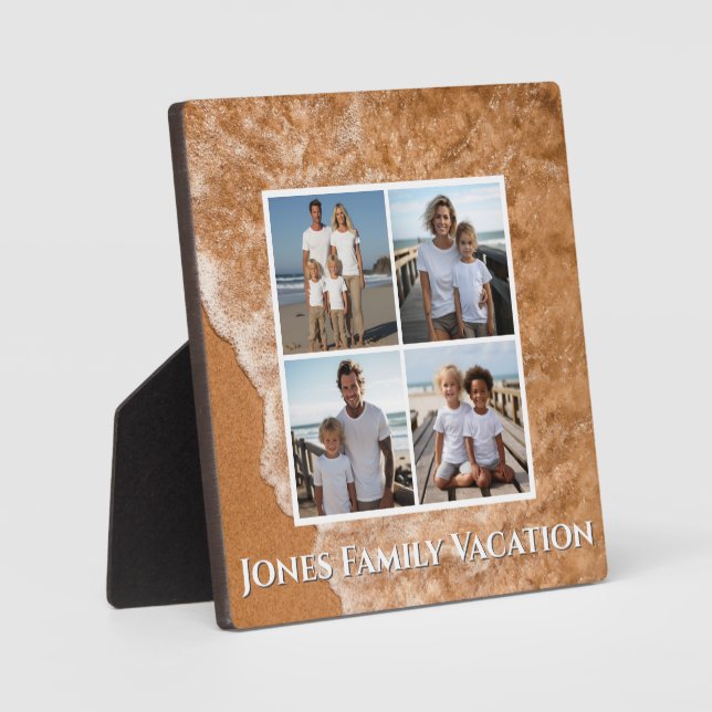 Strand Ozean Sand Surfen personalisieren Foto-Vorl Fotoplatte (Vorderseite)