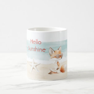 Strand Ozean Seestern Fuchs Hallo Sonnenschein Kaffeetasse