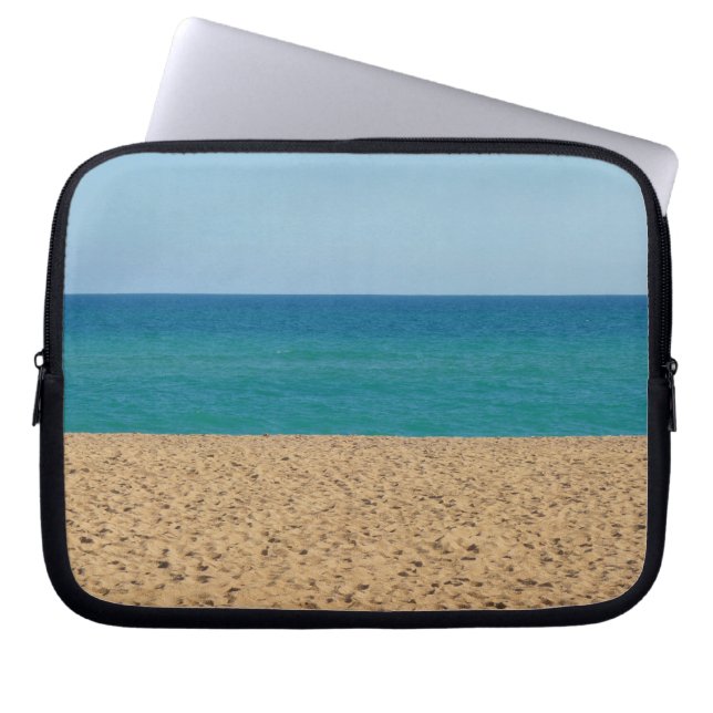 Strand, Ozean, Sky Laptop Sleeve (Vorderseite)