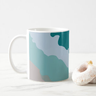 Strand Ozean Strandhaus Kaffeetasse